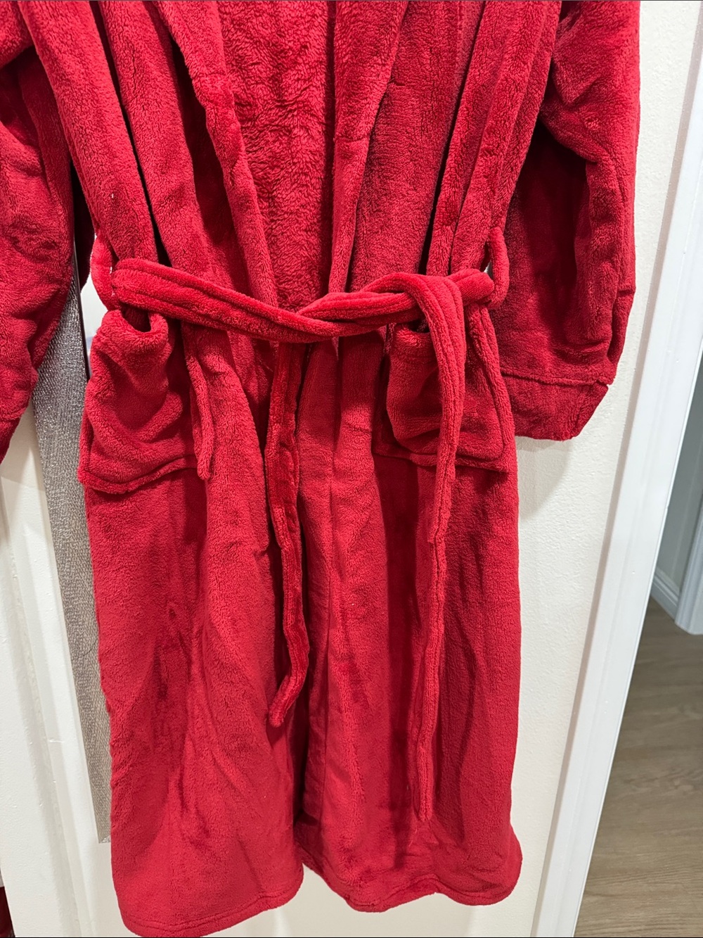 Luxury Spa Robe - Deep Red - Picture 5 of 8